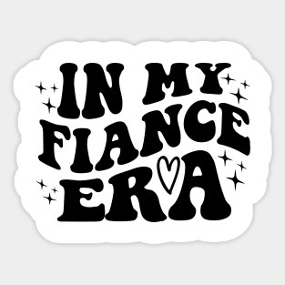 Retro In My Engaged Era Sticker